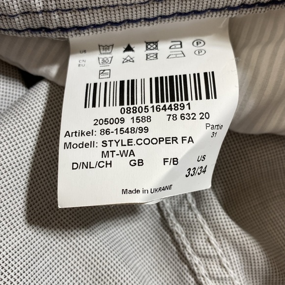 Brax Pants COOPER FANCY Men’s Size 33-34 Waist - Picture 12 of 15